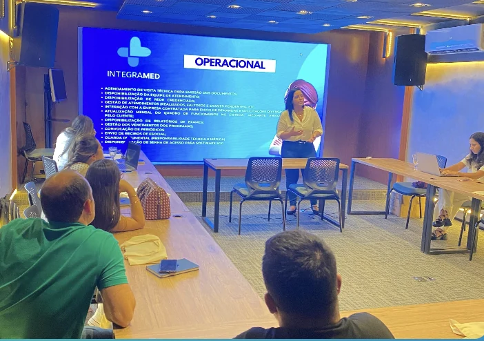 Treinamento presencial da FaciliV Saúde